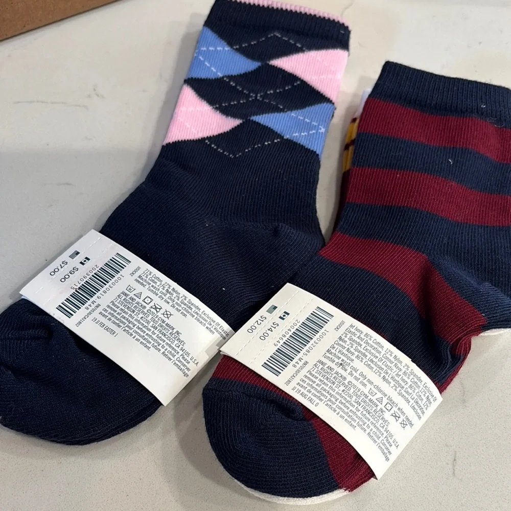 Janie and Jack Boys Socks Set Bundle NWT
